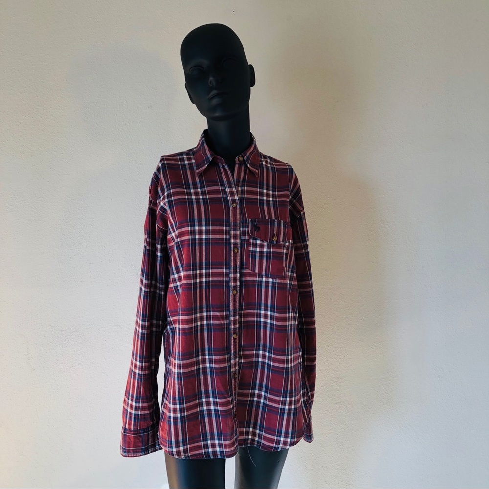Abercrombie & Fitch Plaid Button Down XS